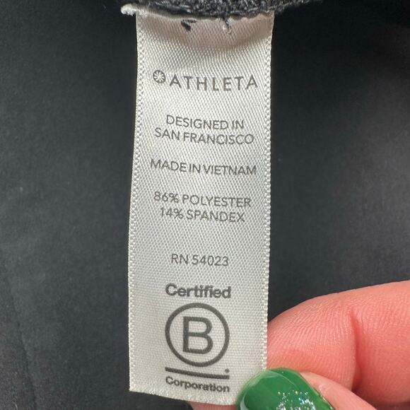 Athleta Uptown Ankle Pant Womens 2 Black Pockets Stretch Zipper Ankle Athleisure - Picture 10 of 16